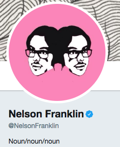 Funny Twitter bio from @NelsonFranklin